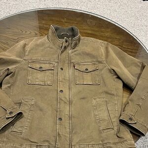 Levi's Men's Rust Brown Military Jacket